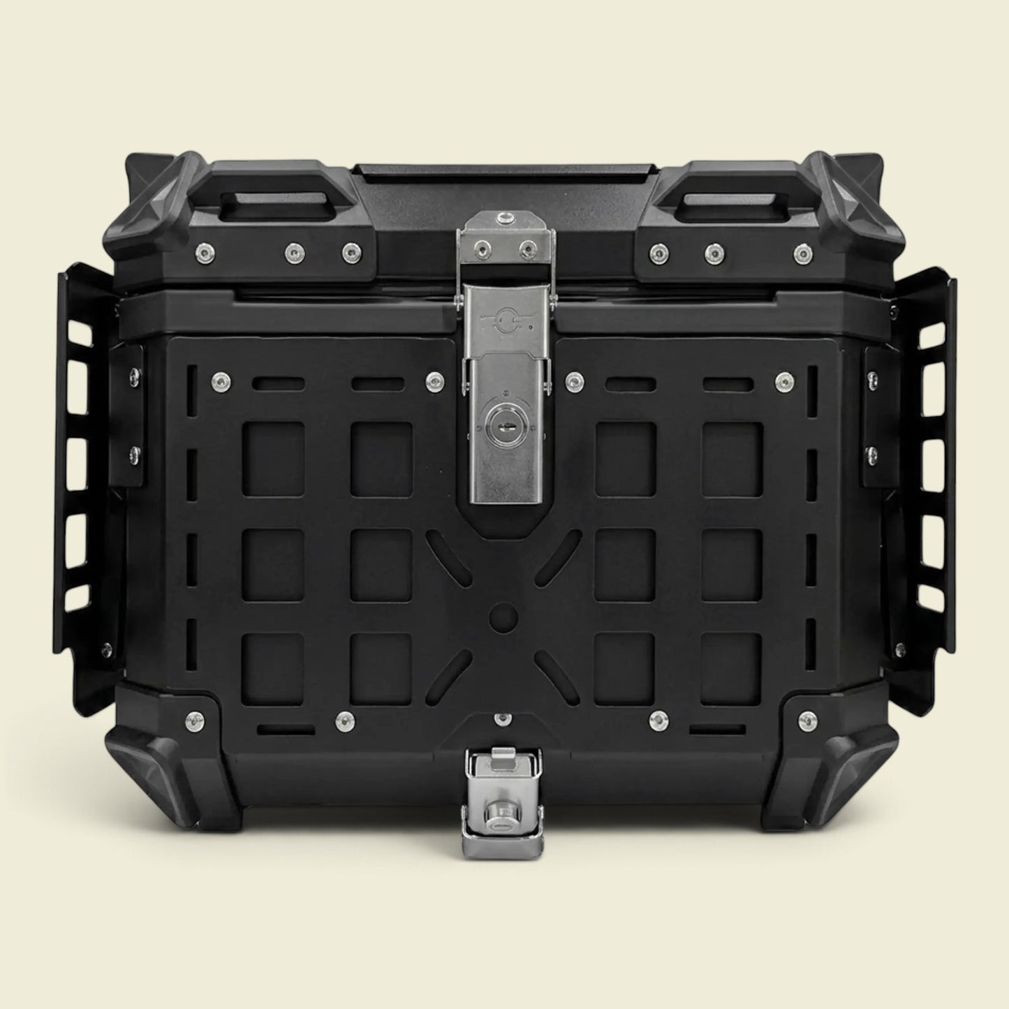 Aluminum Armored Top Box 45L with Fold-Out Detachable