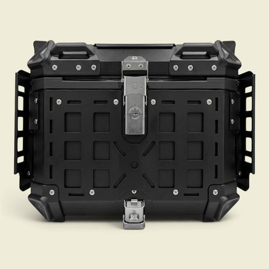 Aluminum Armored Top Box 45L with Fold-Out Detachable