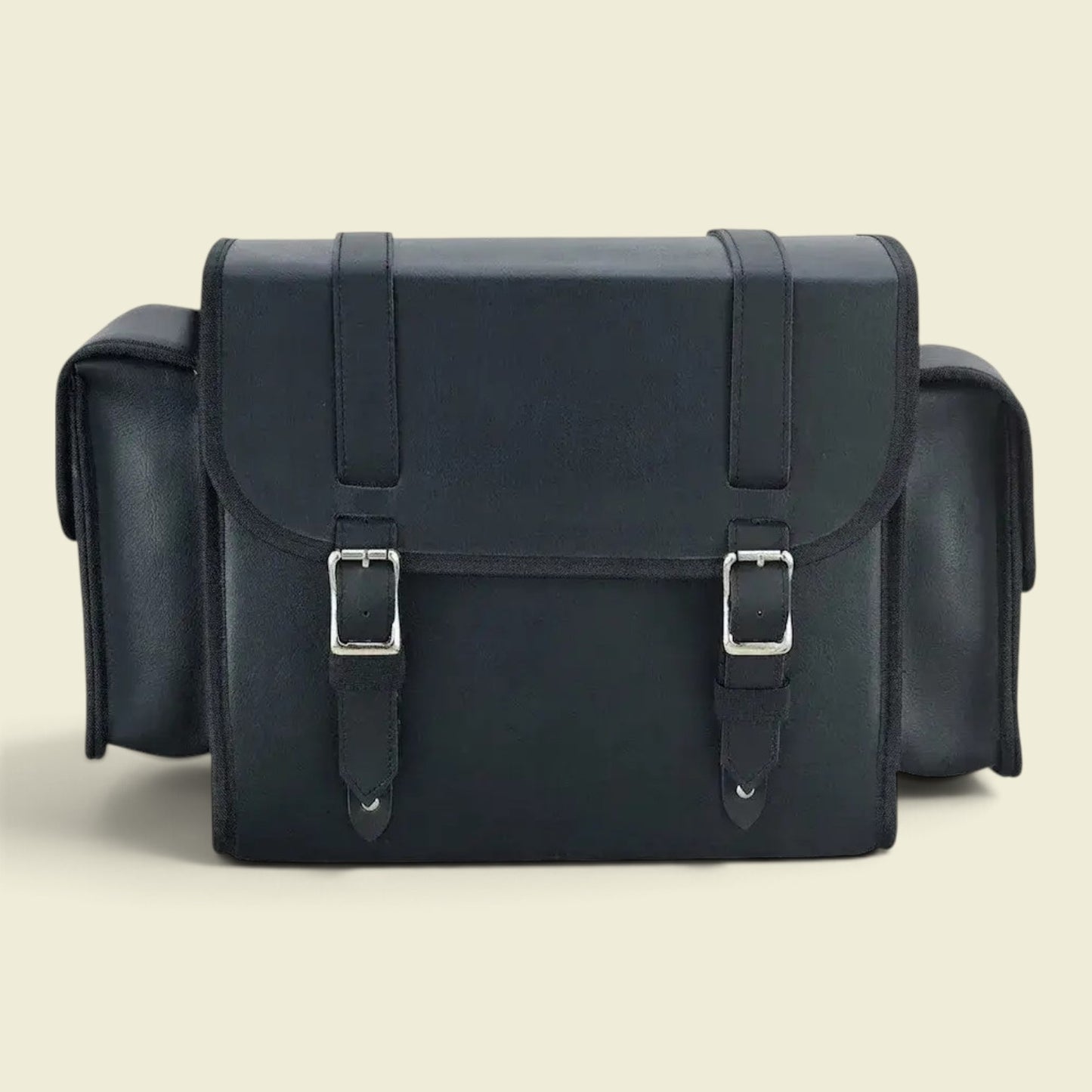 Vintage Leather Cruiser Tail-Side Bag
