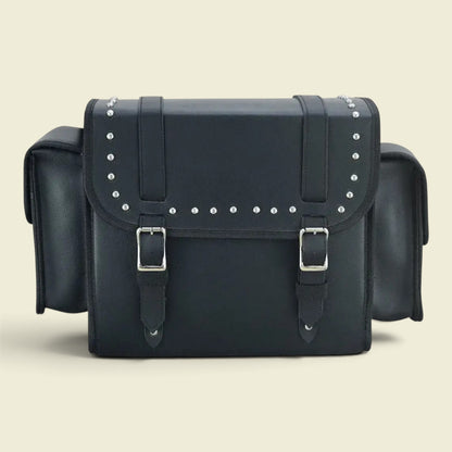 Vintage Leather Cruiser Tail-Side Bag