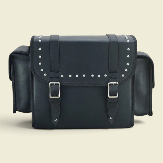 Vintage Leather Cruiser Tail-Side Bag