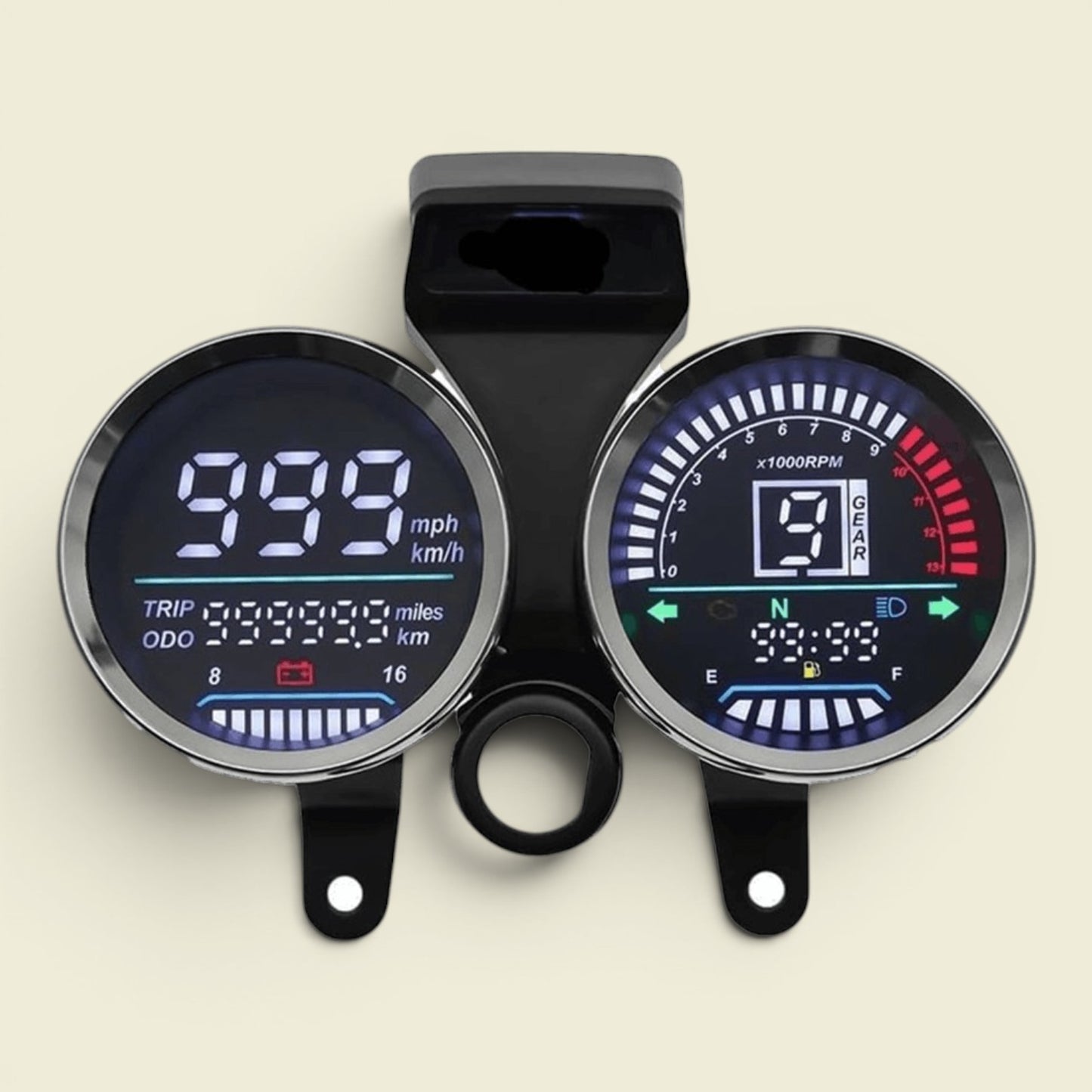Meter Round Digital R2
